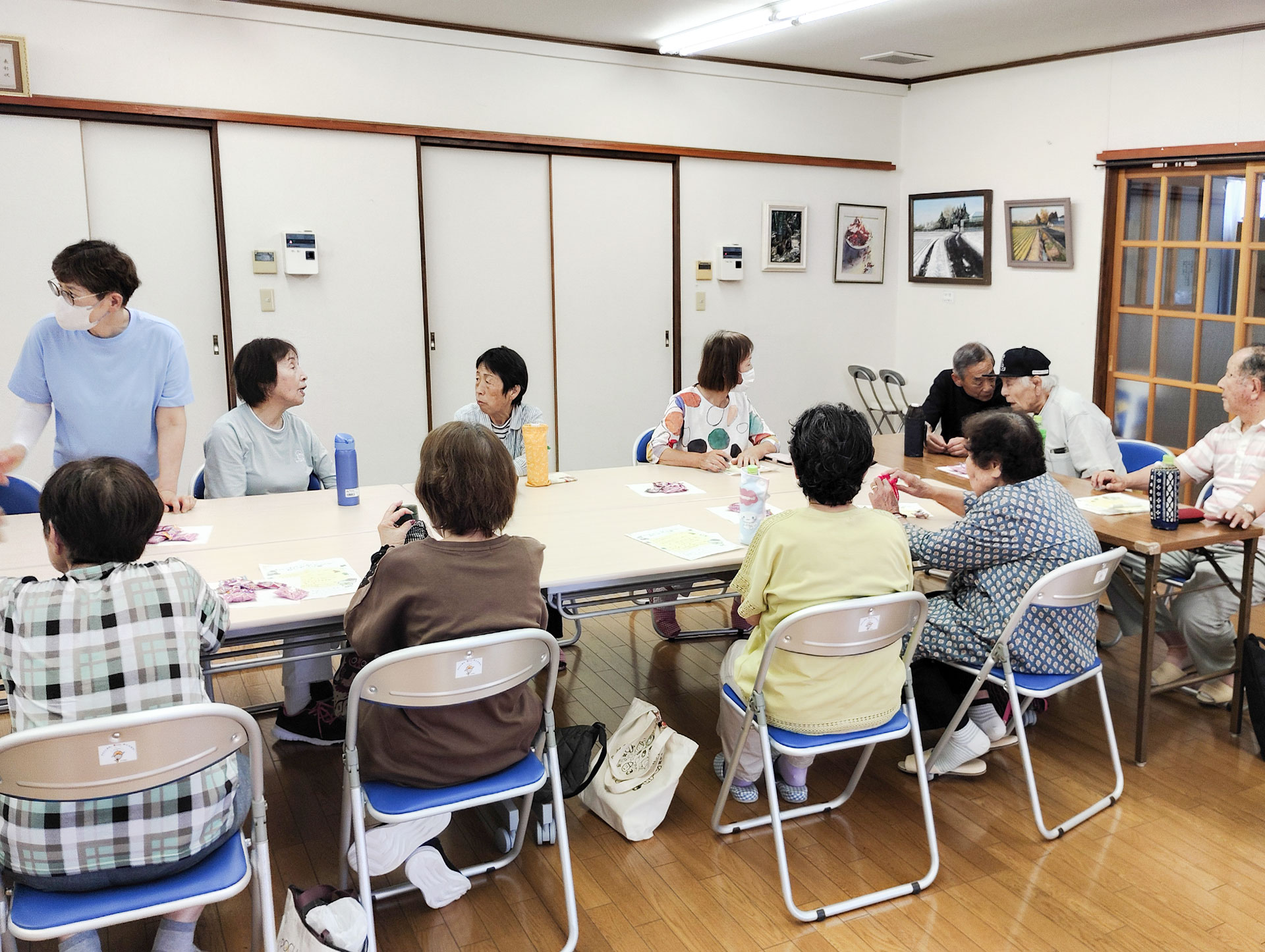 平野中学校地区協議体「わいわい おしゃべり会」開催風景2